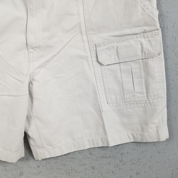 Savane Hiking Shorts Mens 42 Stone Cotton UPF 30 Hidden Tech Pocket Comfort NWT - Picture 5 of 15